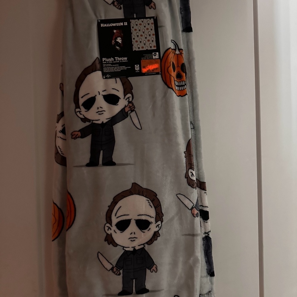 Halloween II Micheal Myers Plush Throw Blanket